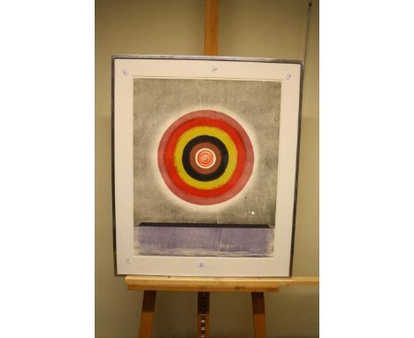 Michael Rothenstein (English 1908-1993) 'Round round round' a pencil signed Artist's Proof Lithograph, Arthur Andersen label 