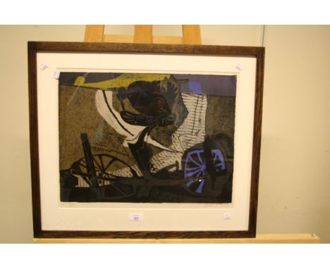 Michael Rothenstein (English 1908-1993) 'Bird and Farm Machine' a pencil signed and numbered limited edition lithograph, 11/2