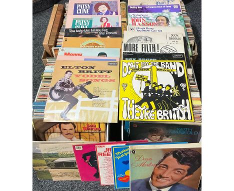 Vinyl Records – LP;s – including Jim Reeves – The Memorable Jim Reeves – CDS 1145; Dolly Parton – My Tennessee Mountain Home 