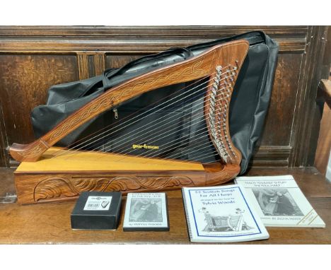 22 string harp including sheet music and dvd