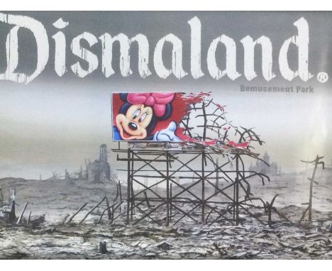 AFTER JEFF GILLETTE (B. 1959) & BANKSY (B. 1974), DISMALAND EXHIBITION POSTER OFFSET LITHOGRAPH Dismaland Bemusement Park, ro