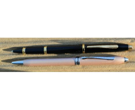 A Cross rollerball and ballpoint pen