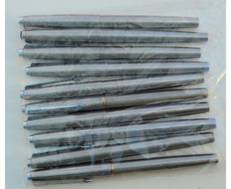 Ten Parker rollerball pens