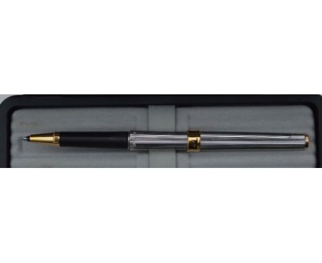 A Parker Classic rollerball, silver plated