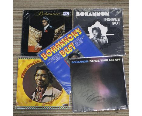 Five Hamilton Bohannon LPs. UK P&P Group 2 (£20+VAT for the first lot and £4+VAT for subsequent lots) 