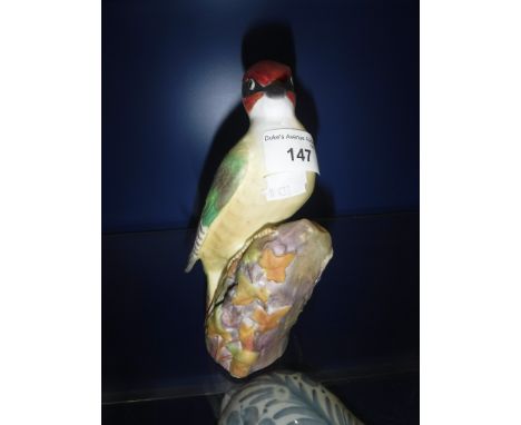 A ROYAL WORCESTER MODEL OF A WOODPECKER, No. 3249