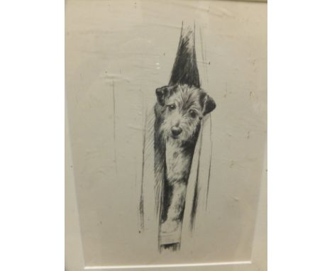 L E HUMPHRIES AFTER G H JENKINS "Figure in boat next to seas with castle on clifftop in background", watercolour, signed lowe