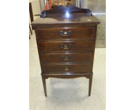 A 20th Century oak bureau, the fall front over three long drawers, a four shelf open bookcase, a 20th Century oak draw leaf d