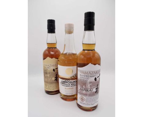 Kanosuki Single Malt (1)Yamazakura Asaka Blended Malt Mizunara Wood Reserve (1)Yamazakura Asaka Single Malt New American Oak 