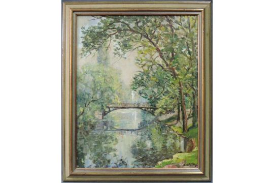 Jakob Weitz 18 1971 Dusseldorfer Ko 50 Cm X 40 Cm Gemalde Ol Auf Leinwand Rechts Unten