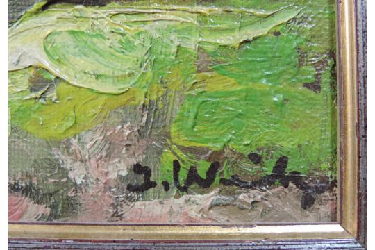 Jakob Weitz 18 1971 Dusseldorfer Ko 50 Cm X 40 Cm Gemalde Ol Auf Leinwand Rechts Unten