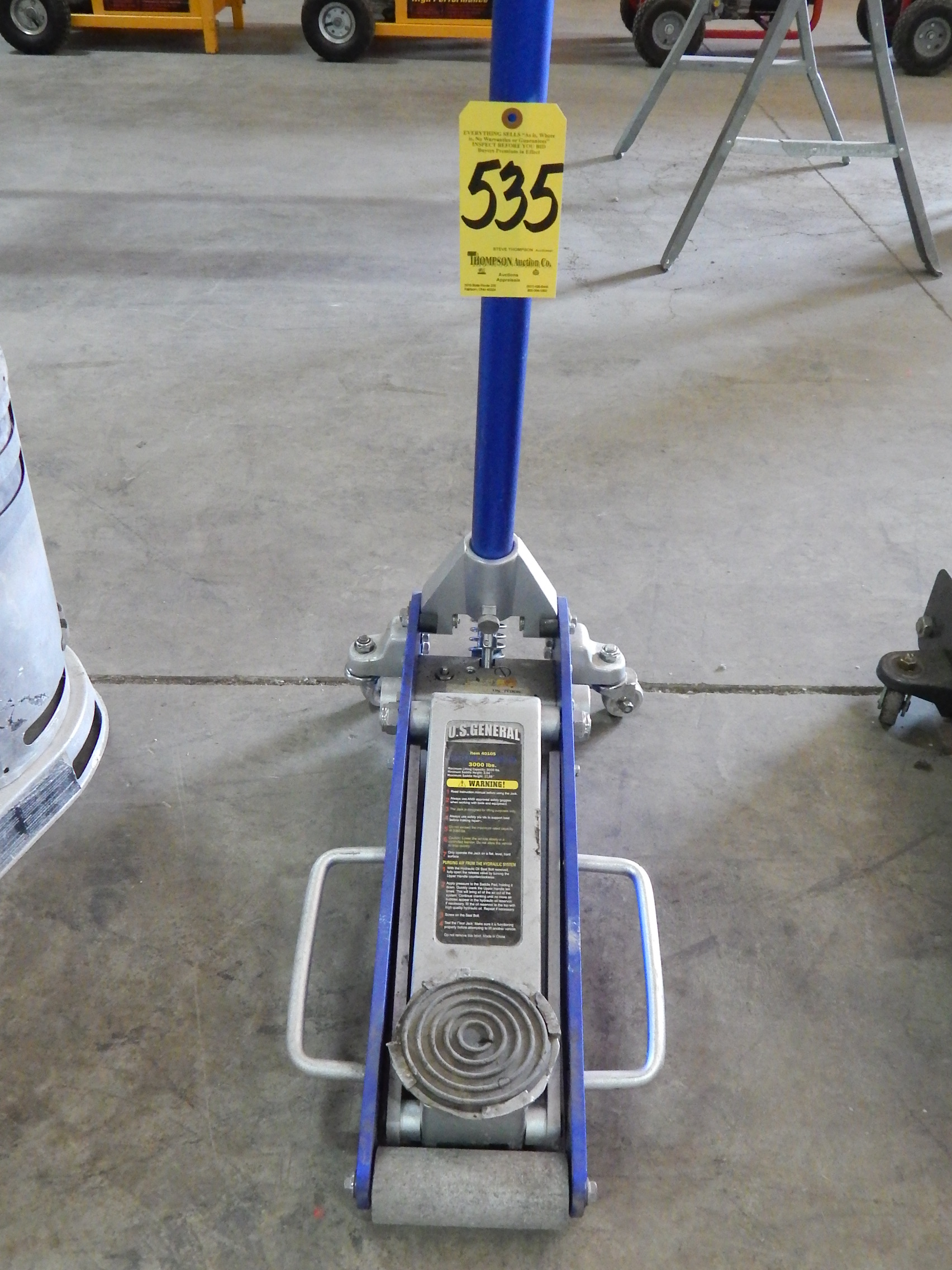 U. S. General, 3,000 lb. Floor Jack