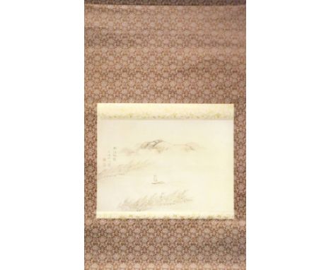 A JAPANESE SCROLL PAINTING BY NAKABAYASHI CHIKUTO (1776-1853), KAKEMONO EDO PERIOD, 18TH/19TH CENTURY Depicting an autumnal s