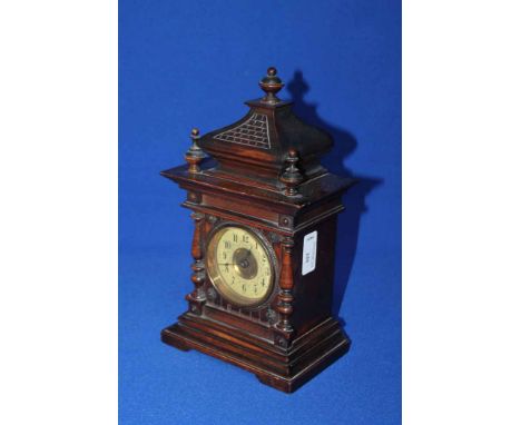 VICTORIAN MANTEL CLOCK,
with gilt dial