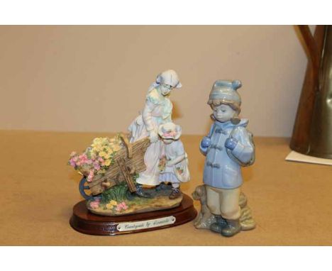 COLLECTION OF ROYAL DOULTON, NAO AND LEONARDO FIGURES
including a Royal Doulton figure of The Rag Doll, HN2142 (9)