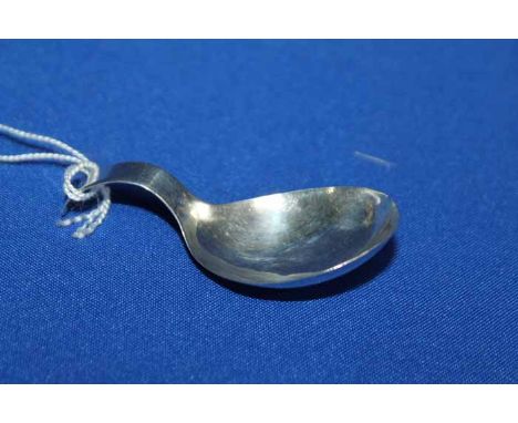 GEORGE III SILVER CADDY SPOON,
maker Josiah Snatt, London 1813