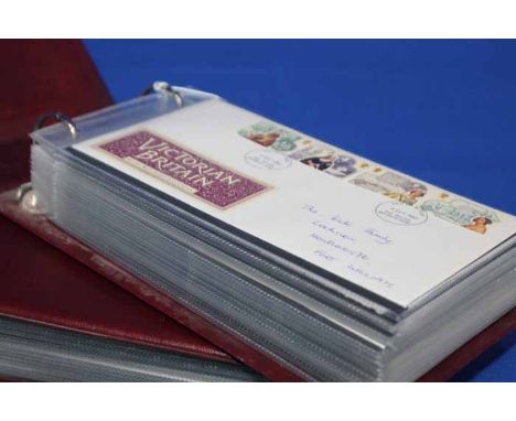 TWO BINDERS OF ROYAL MAIL FIRST DAY COVERS 