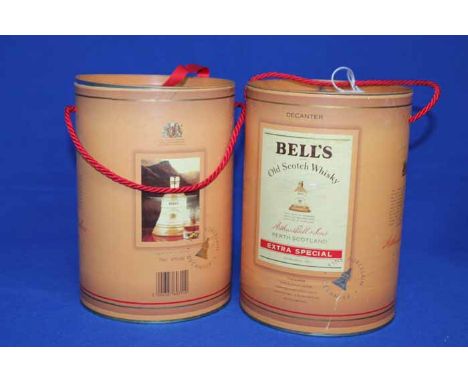 BELL'S BELLS DECANTERS (2)
Blended Scotch Whisky, 75cl, 43% volume, in carton.
2 bottles