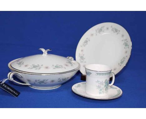 NORITAKE 'WELLESLEY' DINNER SERVICE
together with a Royal Stafford 'Fantasia' tea set