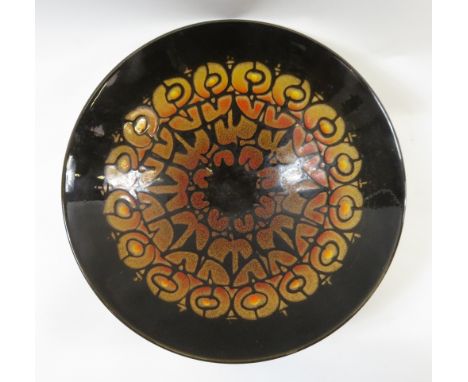 A Poole pottery Aegean bowl, 33cm diameter