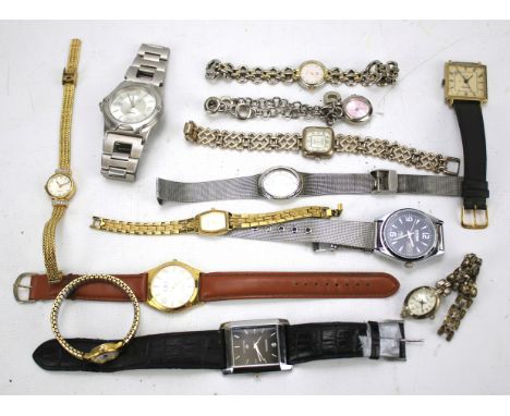 An assortment of vintage wristwatches. Gentleman's and ladies, to include numerous by Sekonda