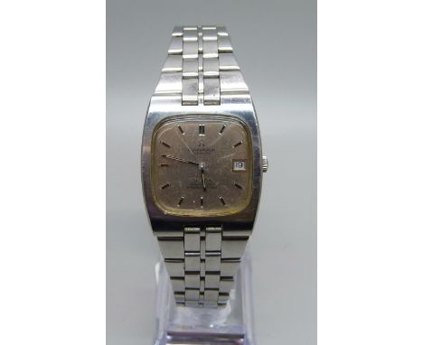 An Omega Constellation Chronometer automatic date wristwatch 
