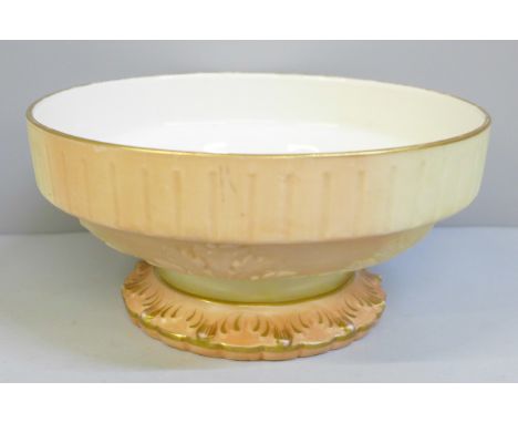 A Worcester Locke &amp; Co. pedestal dish, diameter 17.5cm 
