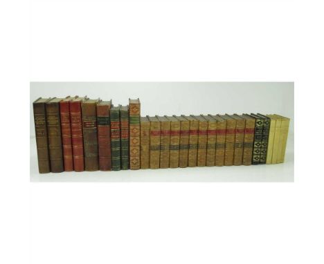 A COLLECTION OF WORKS, MAINLY LEATHER BOUND INCLUDING MACKINNON, COLONEL Origin and Services of the Coldstream Guards. London