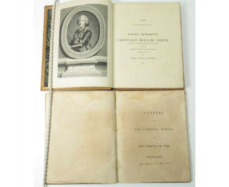 HENRY BENEDICT STUART, CARDINAL DUKE OF YORK DIARIO PER L'ANNO MDCCLXXXVIII DI ENRICO BENEDETTO CARDINALE DUCA EI YORCK Chisw