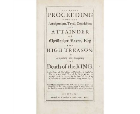 SIMON, LORD LOVAT THE WHOLE PROCEEDINGS IN THE HOUSE OF PEERS, UPON THE IMPEACHMENT AGAINST SIMON, LORD LOVAT London: S. Bill