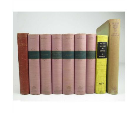 A collection of cloth-bound literature 9 volumes, including Brontë, Charlotte, Mary &amp; Anne The Works. London: Allan Winga