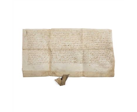 Inchcolm Island, Firth of Forth Instrument of Sasine [Seisin] in favour of James, Son of John Scott in Sulyea in Wester Aberd
