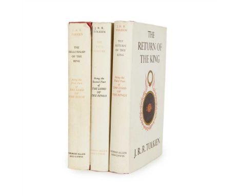 Tolkien, J.R.R. The Lord of the Rings trilogy The Fellowship of the Ring. London: George Allen &amp; Unwin Ltd., November 195