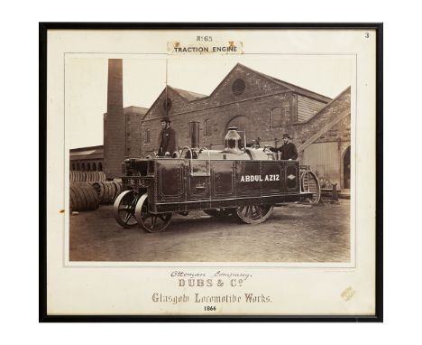 RAILWAY PHOTOGRAPHY OTTOMAN COMPANY DUBBS &amp; CO., GLASGOW LOCOMOTIVE COMPANY Annan, Thomas Traction Engine, Ottoman Compan
