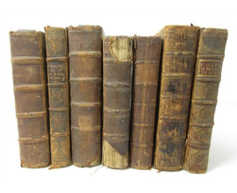 A COLLECTION OF 17TH AND 18TH CENTURY WORKS 7 BOOKS, COMPRISING Galle, Theodore Illustrium Imagines... Antwerp: Platiniana, 1