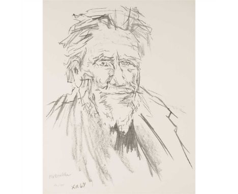 § POUND, EZRA - OSKAR KOKOSCHKA, ILLUSTRATOR [1886-1980] THE SEAFARER. FROM THE ANGLO-SAXON Frankfurt am Main: Ars liborum, G