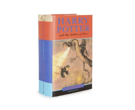 ROWLING, J.K. HARRY POTTER AND THE GOBLET OF FIRE London: Bloomsbury, 2000. First edition, 11th impression (numbers 20-11 on 