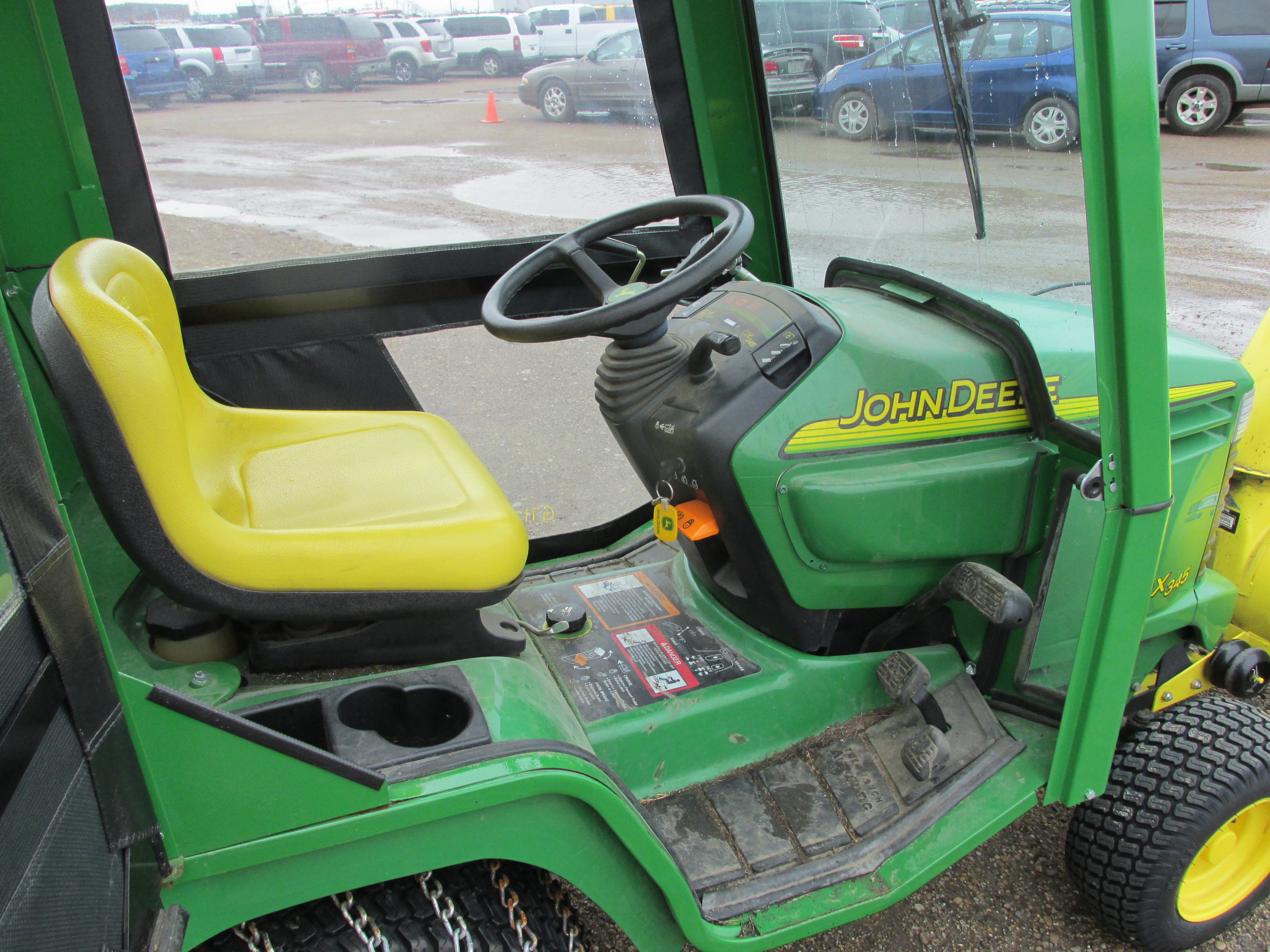 JOHN DEERE GX345 TRACTOR 20HP HYDROSTATIC SNM0G345A105879 HRS180