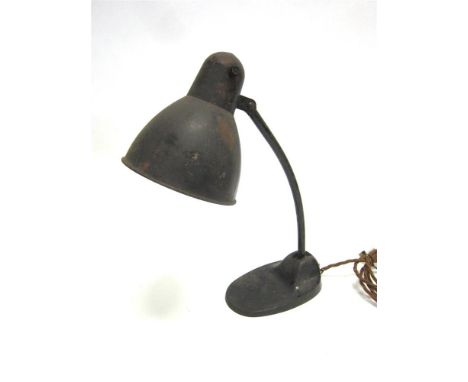 A 1920s KORTING & MATHIESON 'KANDEM' DESK LAMP designed by Marianne Brandt, 41cm high