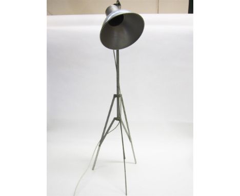A PRO-TEK FLOOR STANDING INDUSTRIAL STYLE LAMP 110cm high
