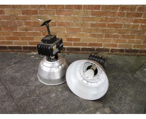 A PAIR OF INDUSTRIAL CEILING LIGHTS  by Hi-Tek Division of Lithonia Lighting, 40cm