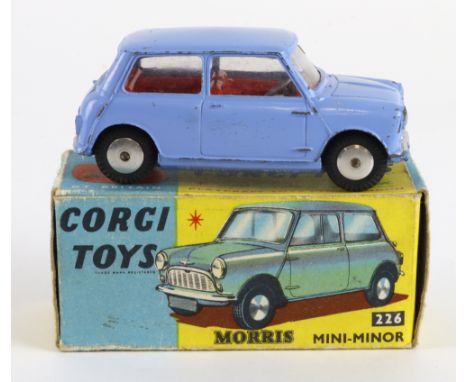 Corgi Toys, no. 226 'Morris Mini Minor' (light blue), contained in original box