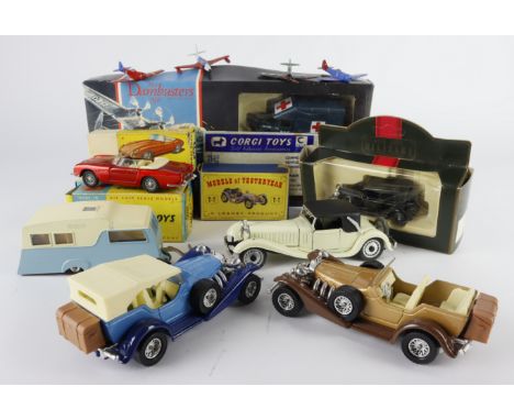 Diecast. A collection of various diecast models (some boxed), makers include Corgi, Matchbox, etc.