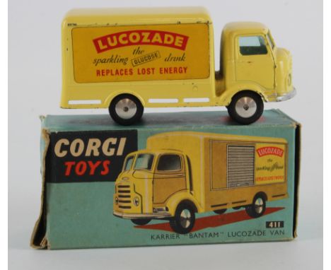 Corgi Toys, no. 411 'Karrier Bantam Lucozade Van', contained in original box