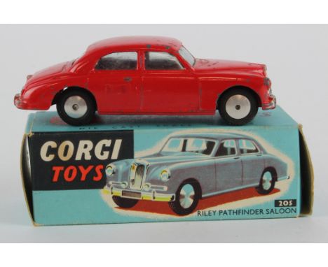 Corgi Toys, no. 205 'Riley Pathfinder Saloon' (red), contained in original box