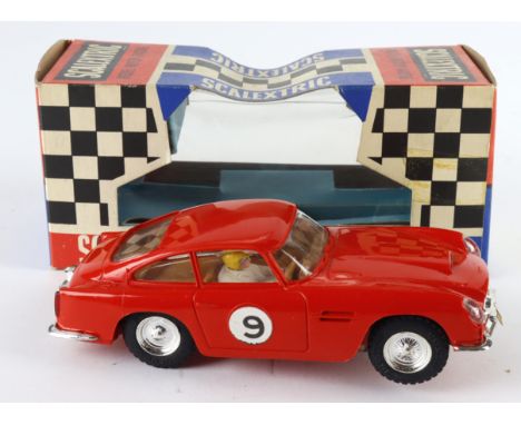 Scalextric slot car model 'Aston Martin GT' (C68, red), with card insert, contained in original box