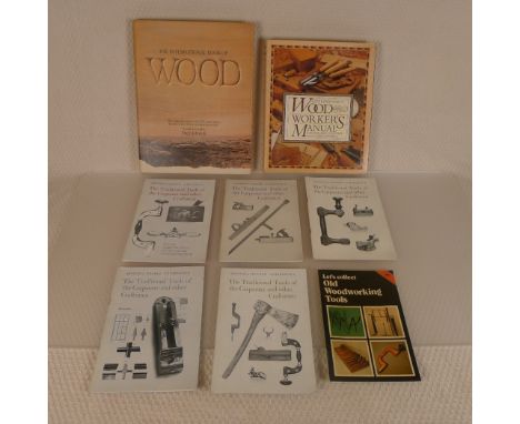 8 x various wood working / vintage tool books and catalogues comprising 5 x Arnold &amp; Walker Traditional Tools of the Carp