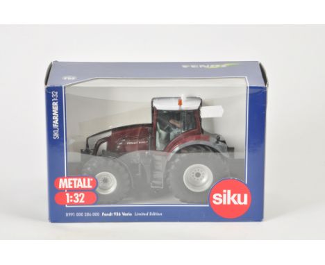 Siku 1/32 Scale Fendt 936 Limited Edition Tractor. Dark Maroon. Hard to Find. A in A box.