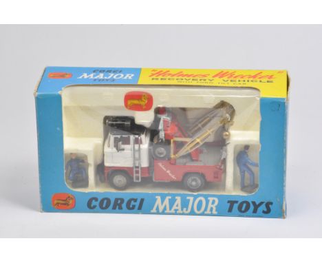 Corgi No.1142 Ford Holmes Wreck Truck - white, red, gold booms. Generally A / B in B / C Box.