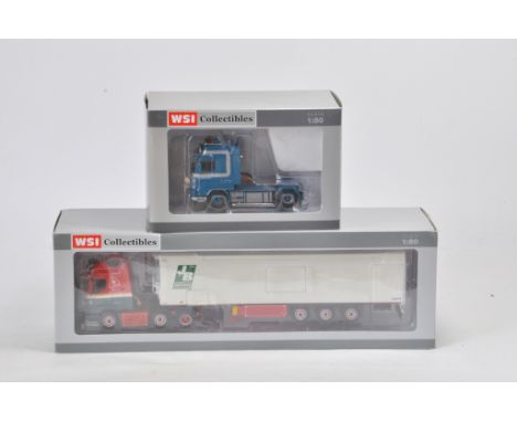 Duo of WSI 1/50 Scale Diecast Truck Models. Polskamp and on other. These are Highly Detailed Premium Truck Collectables. A in